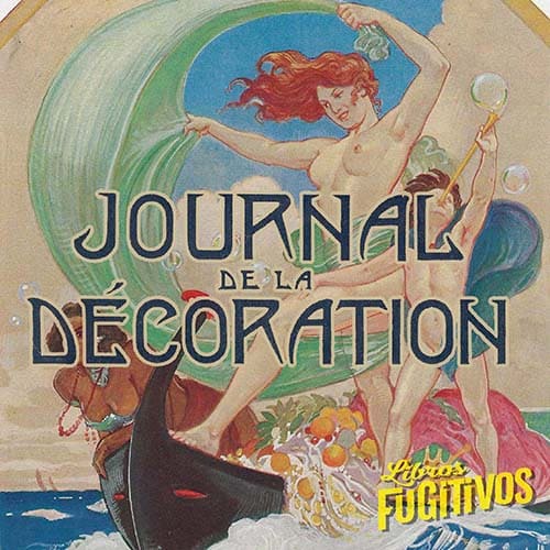 18/03/2026. JOURNAL DE LA DECORATION (Armand Guérinet, Circa 1907-1911) CROMOLITOGRAFÍAS - Art Nouveau, Art Déco